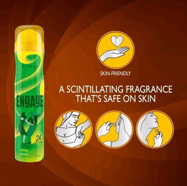 ENGAGE Spirit Deodorant Spray For Women ( 150ml )