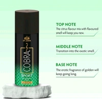 COBRA Sport Deodorant Spray For Men & Women ( 150 ml )