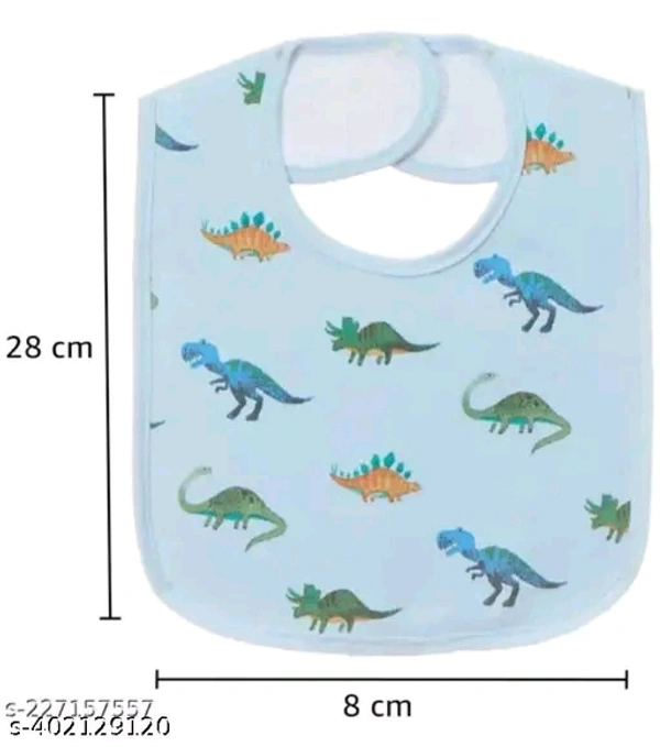 Baby bib set of 5 chit buttoned waterproof