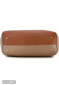Fancy Pu HandBags For Women 4 Peices - Coffee
