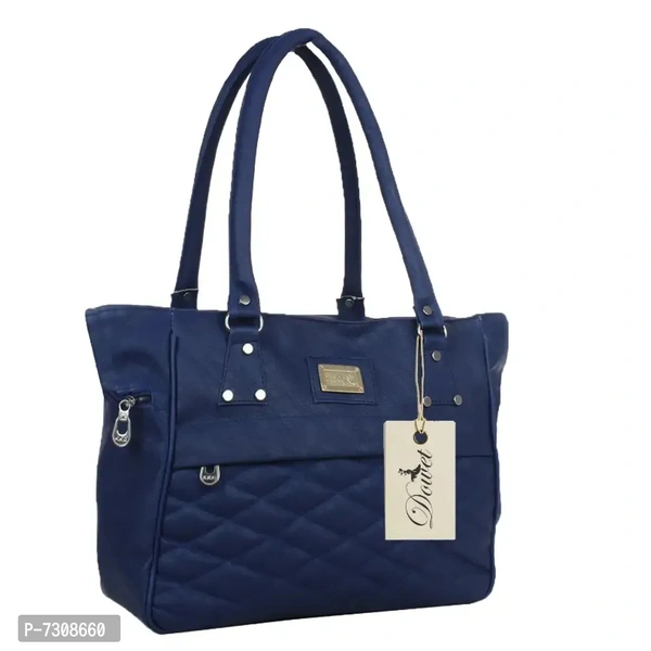 Stylish Blue Solid Handbags For Womens