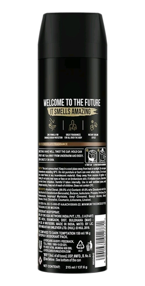 AXE Dark Temptation Body Spray ( 215 ml )