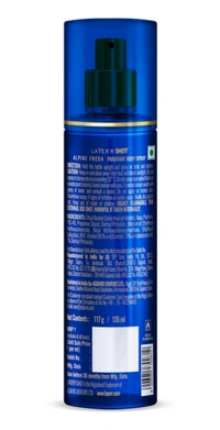 LAYER'R Shot Alpine Fresh Long Lasting Fragrance Body Spray ( 135 ml )