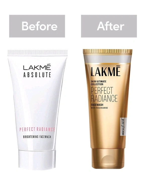 LAKME Perfect Radiance Brightineing Facewash With Niacinamide, Illuminated Look ( 50g )