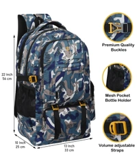 Stylish Backpack For Traveling, Camping ( 55 L ) - Grey