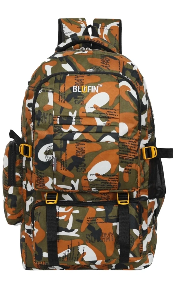 Stylish Backpack For Traveling, Camping ( 55 L ) - Brown