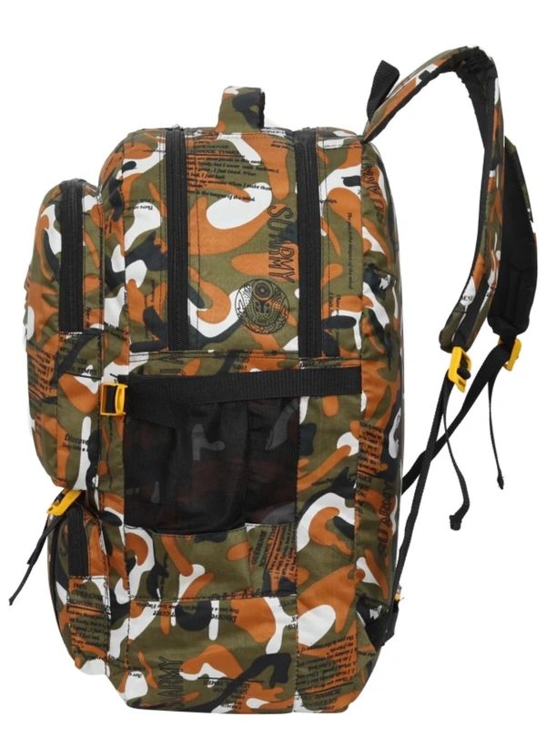 Stylish Backpack For Traveling, Camping ( 55 L ) - Brown