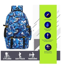 Stylish Backpack For Traveling, Camping ( 55 L ) - Blue