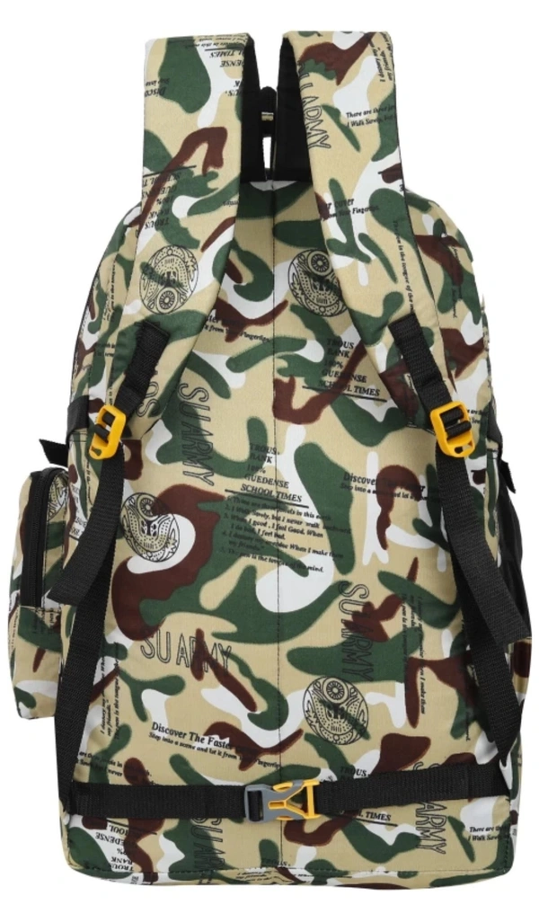 Stylish Backpack For Traveling, Camping ( 55 L ) - Green