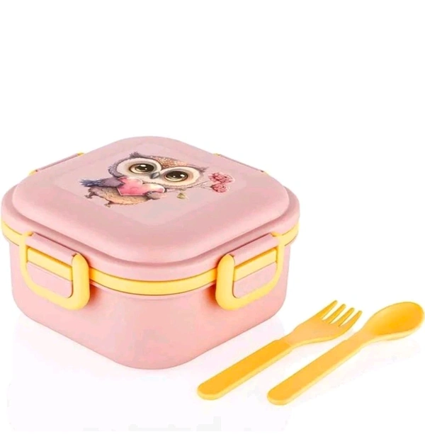 BABY PINK LUNCH BOX 1 Containers Lunch Box (600 ml) Pack Of 1