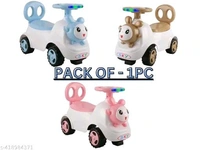Ride on & Car for Kids with Music & Horn Steering, Push Car for Baby with Backrest, Safety Guard, Under Seat Storage & Big Wheels, Ride on for Kids 1 to 3 Years, Baby Car, Ride On for Kids