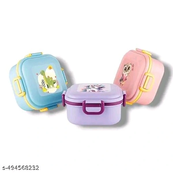 BABY PINK LUNCH BOX 1 Containers Lunch Box (600 ml) Pack Of 1