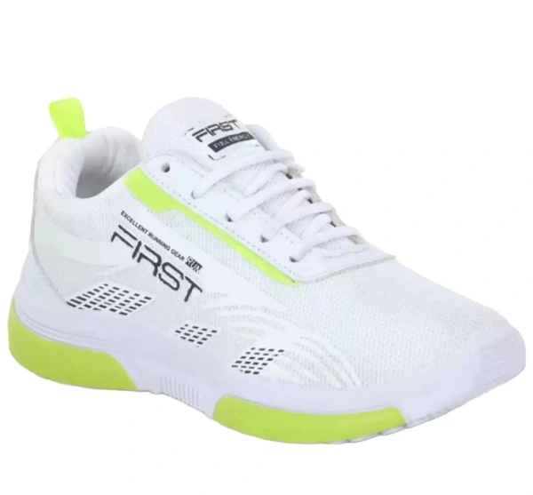 Premium Quality Sports Shoes For Men  - 7, White