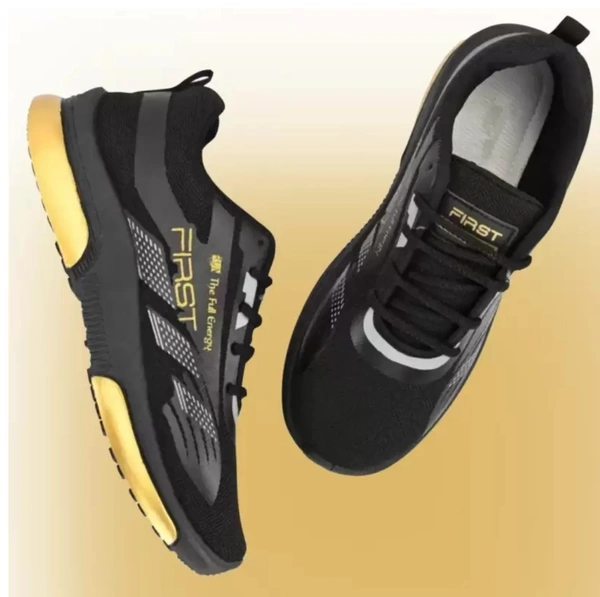 Premium Quality Sports Shoes For Men  - 10, Black
