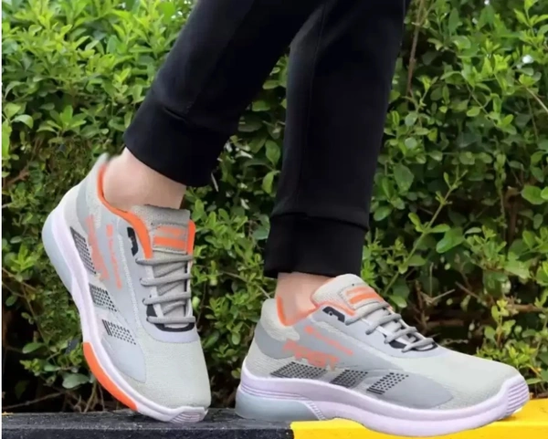 Premium Quality Sports Shoes For Men  - 10, Orange