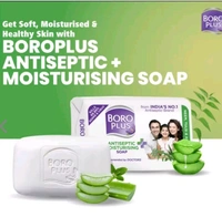 BOROPLUS Set of 6 Antiseptic & Moisturising Soap with Neem Tulsi & Aloe Vera-125 g Each