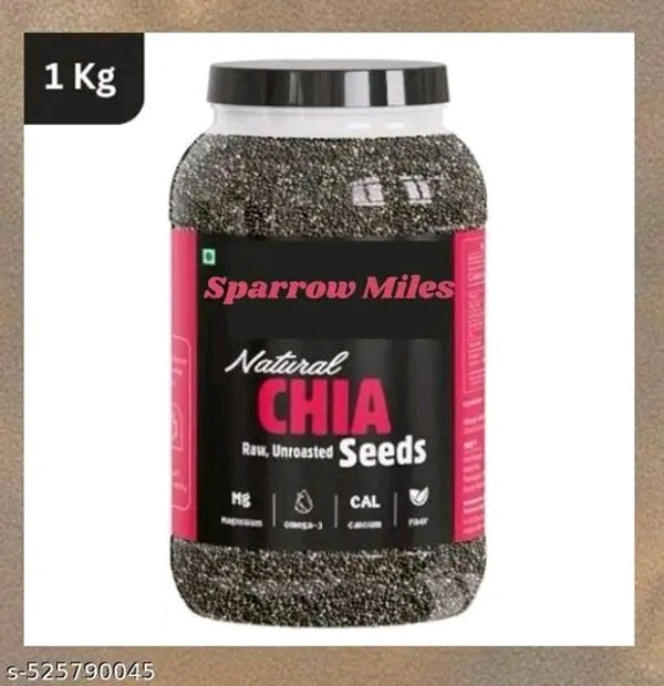 Sparrow Miles Fresh Chia Seeds 1KG Pack Lose weight