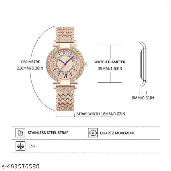 Trendy Women's Watch  - Rose Gold