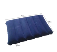 VELVET AIR INFLATABLE TRAVEL PILLOW (BLUE) - Pack Of 2