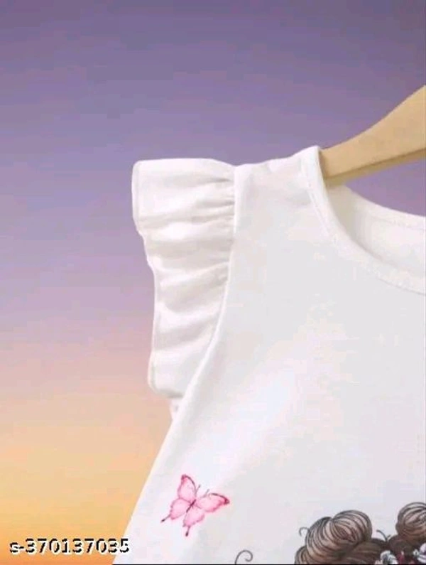 2024 New Design PINK&WHITE GIRLS FROCK DRESS/MIDI DRESS FOR GIRLS/PARTY WEAR DRESS. - 7-8 Years