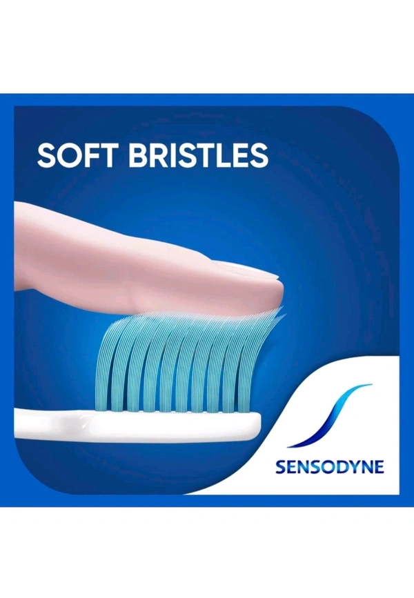 SENSODYNE Sensitive with soft rounded bristles Soft Toothbrush - Pack Of 3