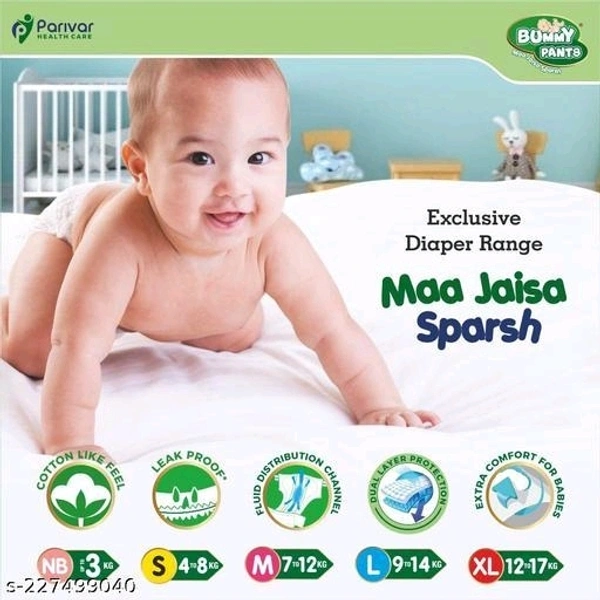 Parivar Healthcare  Bummy pants Baby Daipers - M (7-12kg)