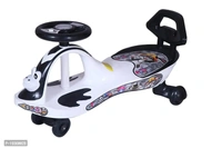 Myhoodwink Frogy Magic Car Swing Car | Baby Car | Kids Car | Toy Car | Push Car | Ride on Car with Music with Backrest for Kids