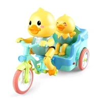 Quirky Quacker Ride - Musical Duck on Tricycle/Rickshaw Toy with Playful Lights