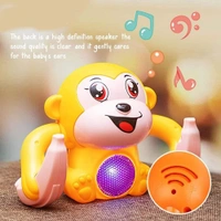 Dancing Monkey With 360° Roll And Glow , Musical Toy  - Purple