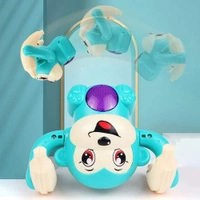 Dancing Monkey With 360° Roll And Glow , Musical Toy  - Purple