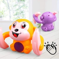 Dancing Monkey With 360° Roll And Glow , Musical Toy  - Purple