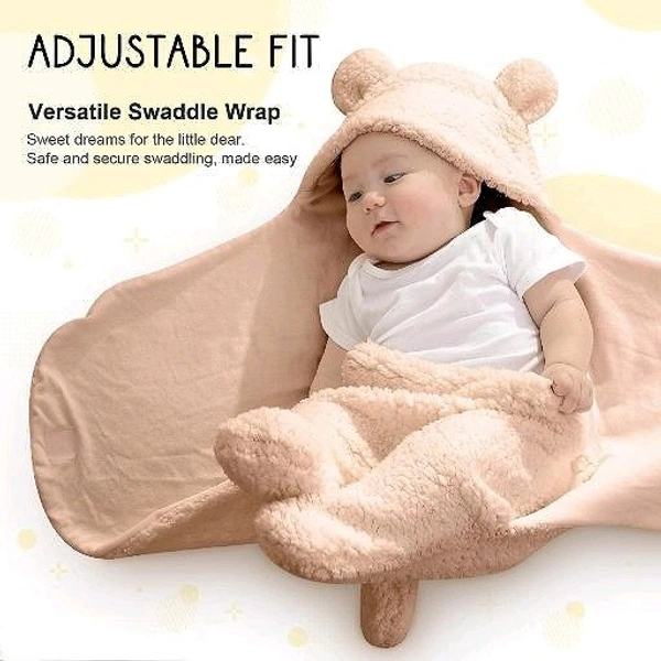 Baby Blanket Wearable Swaddle Wrapper For Baby Boys And Baby Girls, Unicorn - Brown