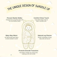 Baby Blanket Wearable Swaddle Wrapper For Baby Boys And Baby Girls, Unicorn - Brown