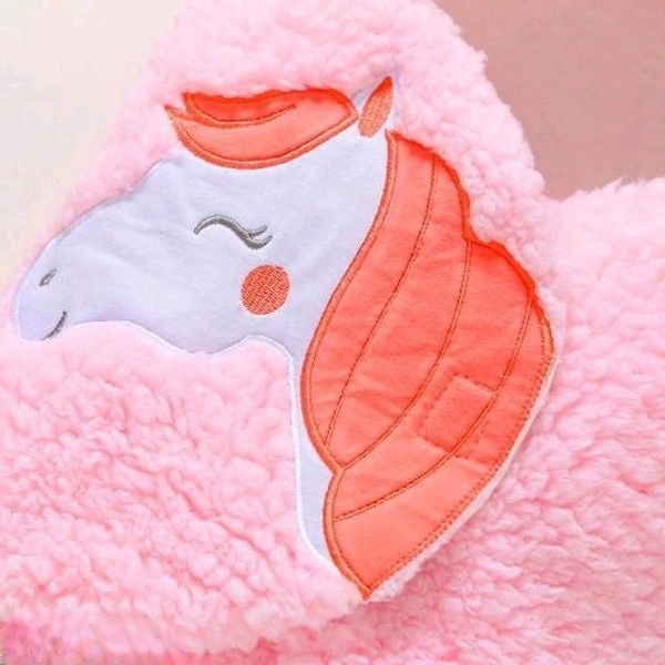 Baby Blanket Wearable Swaddle Wrapper For Baby Boys And Baby Girls, Unicorn - Pink Flamingo