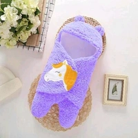 Baby Blanket Wearable Swaddle Wrapper For Baby Boys And Baby Girls, Unicorn - Heliotrope