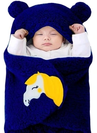 Baby Blanket Wearable Swaddle Wrapper For Baby Boys And Baby Girls, Unicorn - Cherry Pie