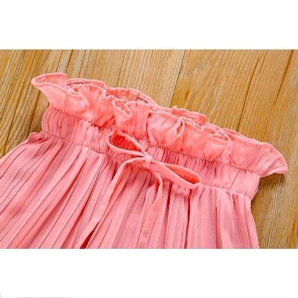 Elegant Pleated Palazzo for Girls - 11-12 Year