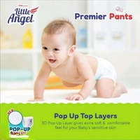 Little Angel Premier Baby Diaper Pants, Small - 36 Count