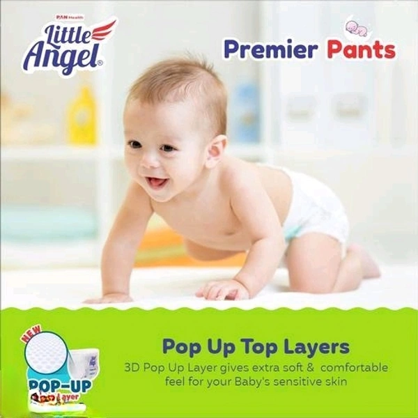 Little Angel Premier Baby Diaper Pants, Small - 36 Count