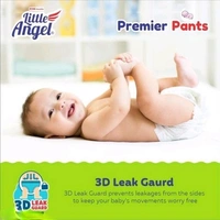 Little Angel Premier Baby Diaper Pants,Large -24 Count