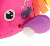 Vibrant Moving Fish Toy for Toddlers - Wind-Up Gear Action!