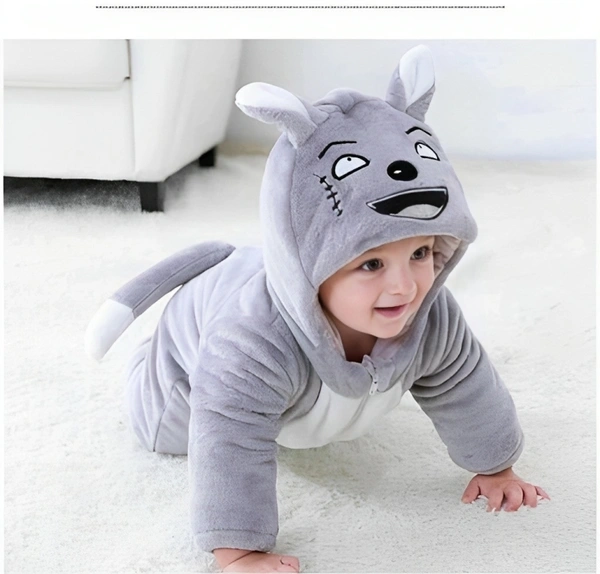 Adorable Panda Style Baby Jumpsuit - BRANDONN Unisex Cosplay Outfit - 9-12 Months, Nobel