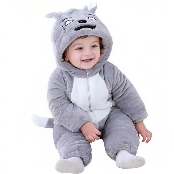 Adorable Panda Style Baby Jumpsuit - BRANDONN Unisex Cosplay Outfit - 3-6 Months, Nobel
