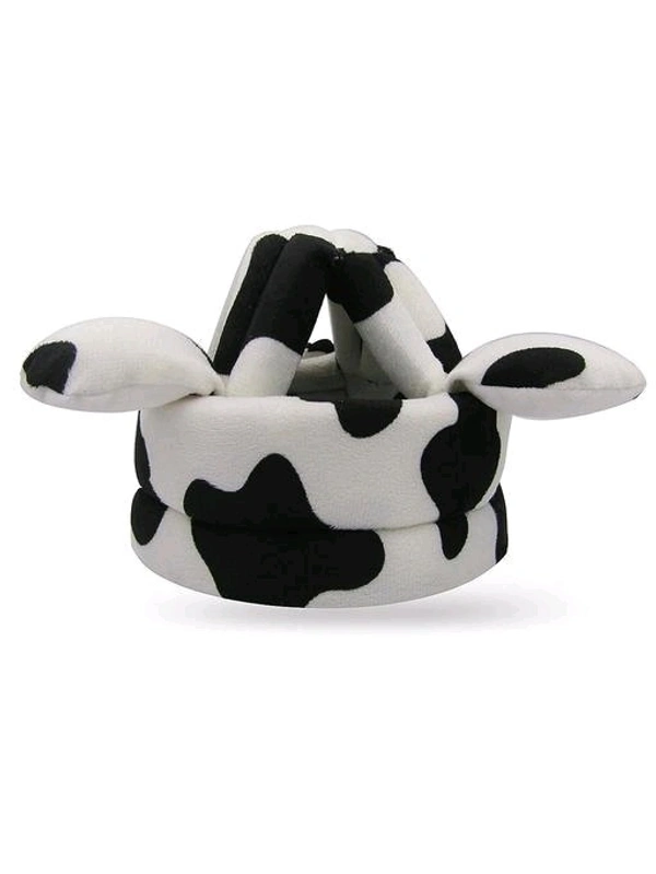 Baby Safety Helmet with Cow Print