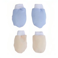Comfy Cotton Cap, Mitten, and Booties Set for Babies (6-12 Months) - 6-12 Months