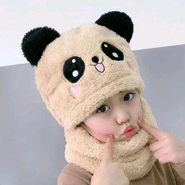 Panda Kids Woolen Cap  - Salomie