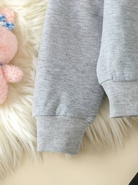 Cat Print Girls' Fashion Set - 3-4 Years