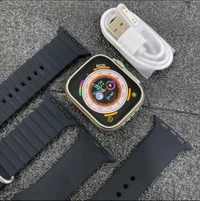 S8 Series 8 Ultra Smartwatch - 4G Simcard Supported Android Smartwatch  - Black