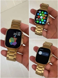 A8 |Series 8 Ultra Smartwatch | 24 K Gold Edition |Dual Strap|