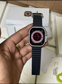 MT8 Plus - Series 8 Ultra Smartwatch On/Off Apple Logo  - Black